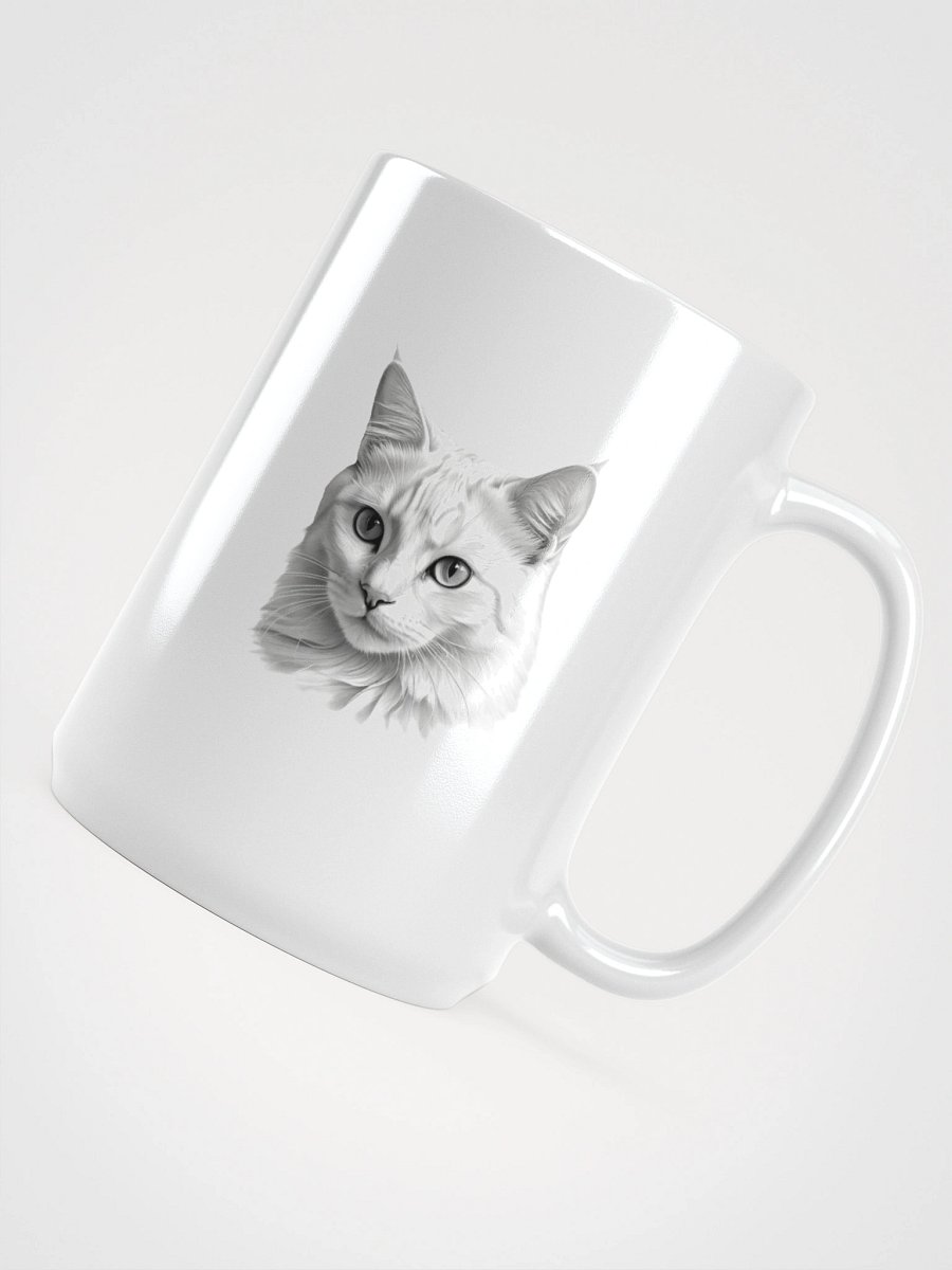 Elegant Cat Sketch Mug product image (4)