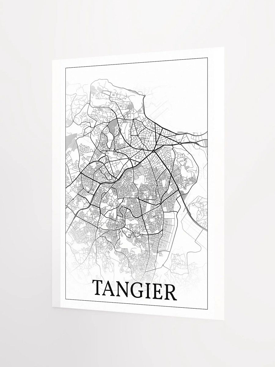 Tangier, Morocco, city map print product image (10)