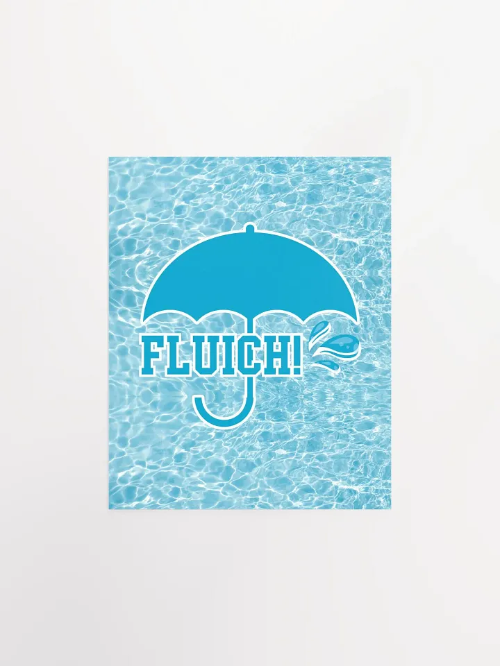 Fluich! | Premium Matte Poster Print in Irish / Gaeilge / Gaelic product image (1)