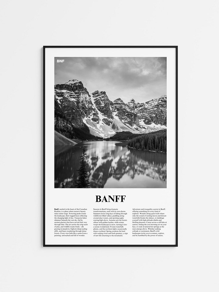 Banff 01 Newspaper Poster product image (1)