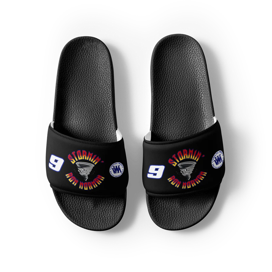 Stormin Ron Norman #9 Vision West Motorsports Women's Slides product image (5)