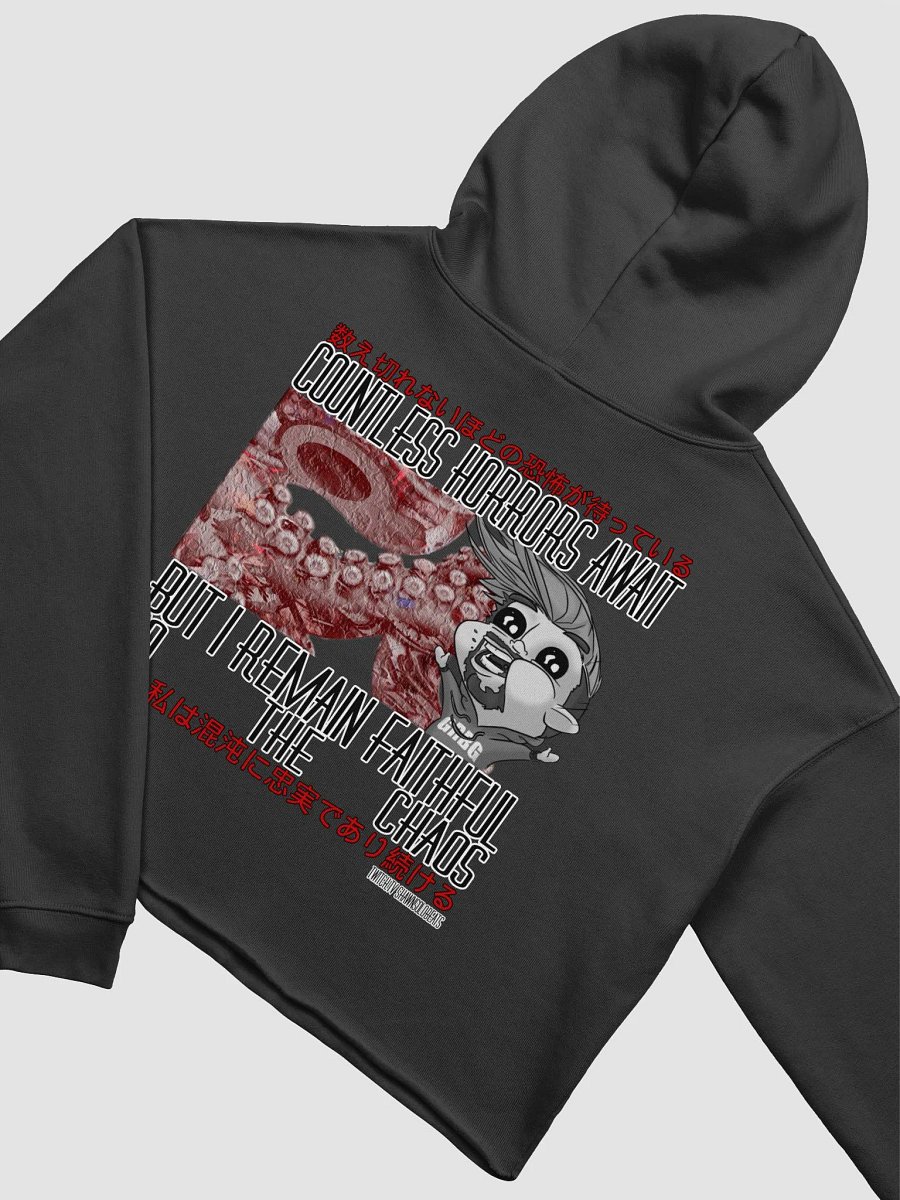 Faithful to the chaos Crop Hoodie product image (4)