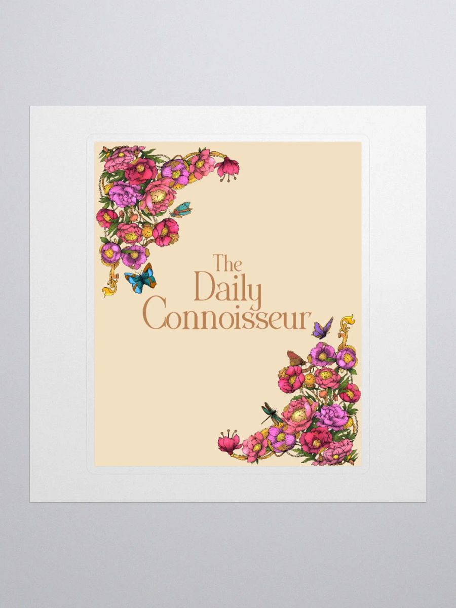 The Daily Connoisseur Steampunk Sticker product image (1)