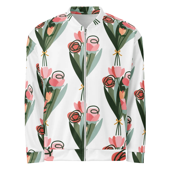 Floral Bliss All-Over Bomber Jacket product image (1)