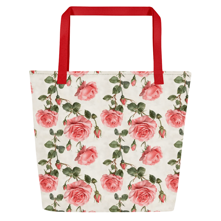 Elegant Rose Garden Large Tote Bag product image (3)