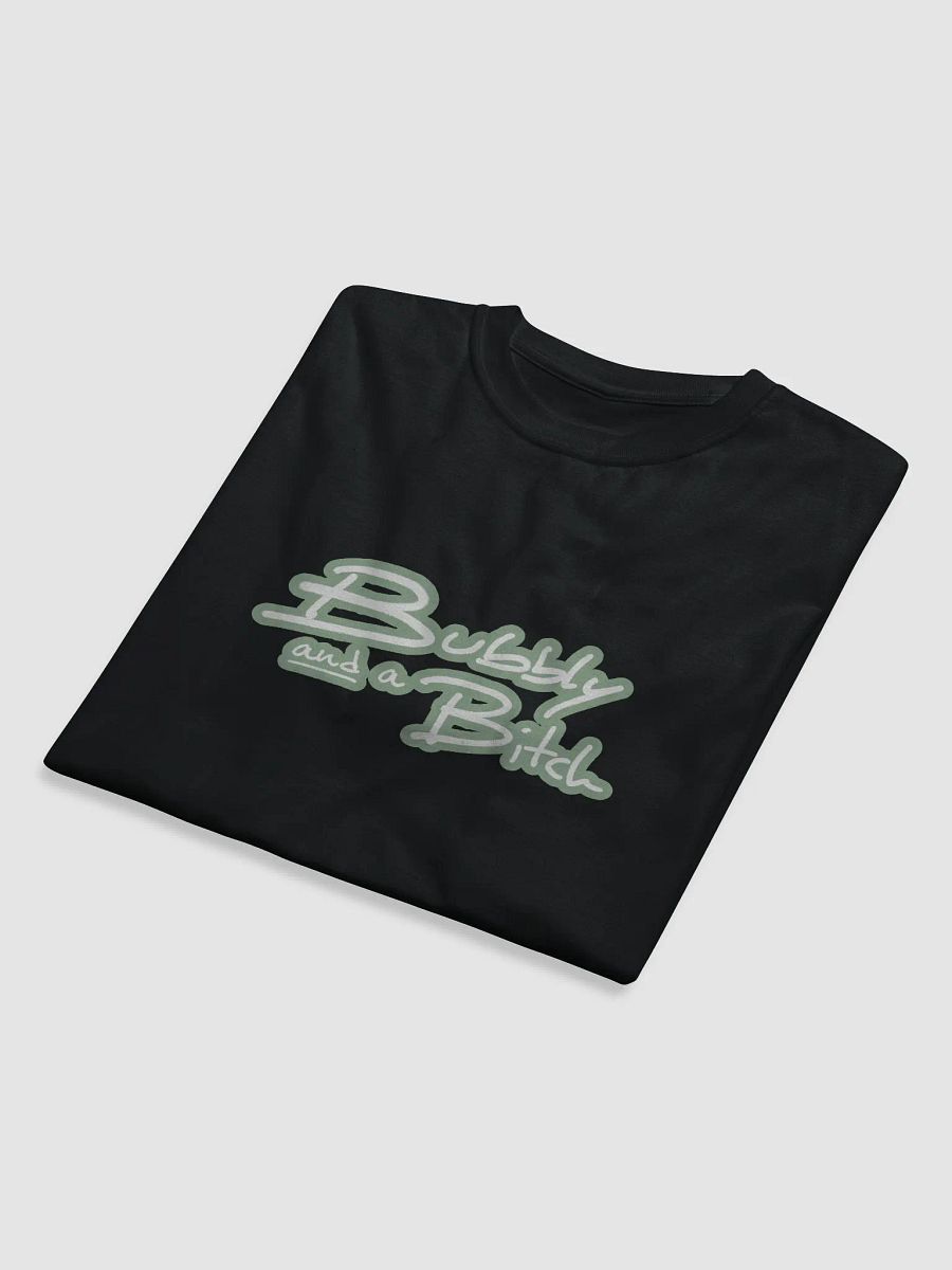 Bubbly and a B*tch (lined design, #96B697) unisex eco tee product image (8)