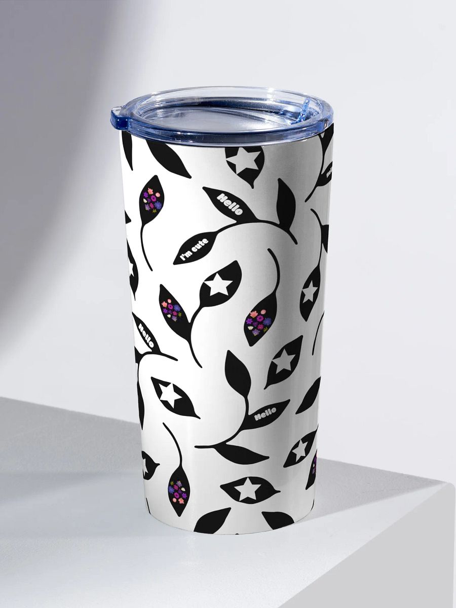 20oz Vacuum Insulated Stainless-Steel Tumbler with leak proof lid, reusable Straw, Tumbler Mug Flasks product image (2)