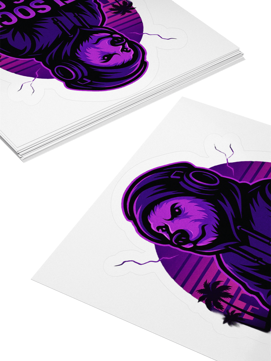 Anti Social Gamers Club Stickers 3x3 product image (4)