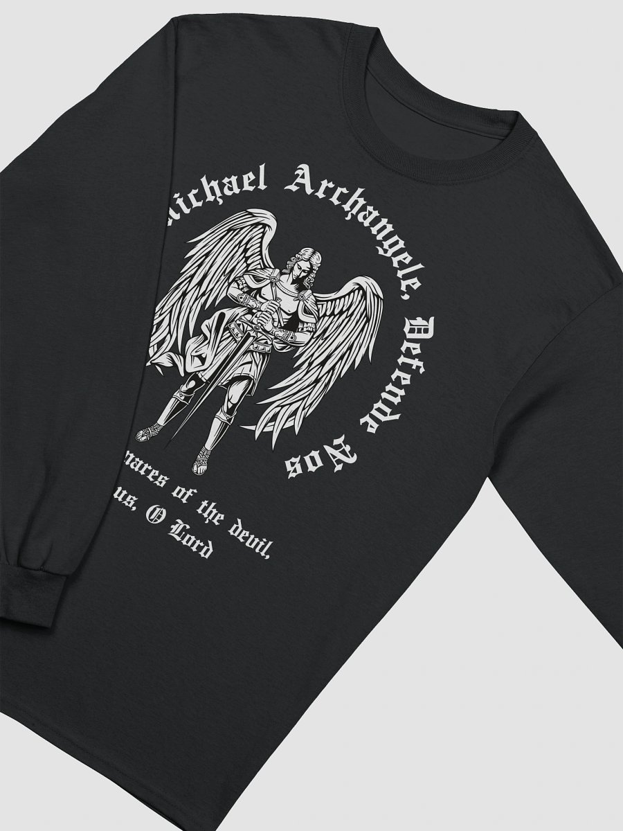 St.Michael WHITE gym gear Long Sleeve T-Shirt product image (1)