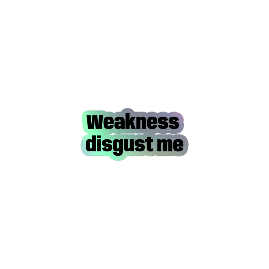 Weakness Sticker product image (1)
