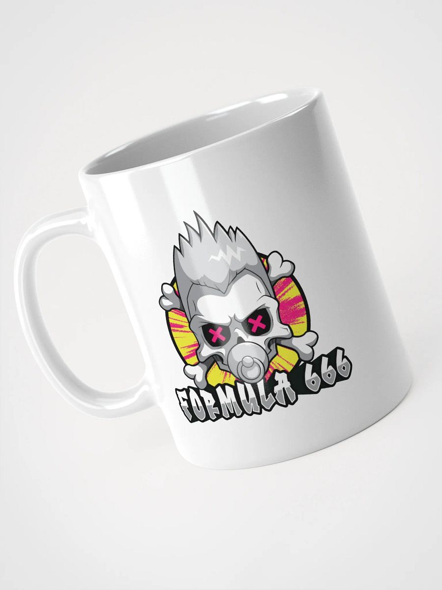 Retro Punk Coffee Cup – Formula 666 Design product image (3)