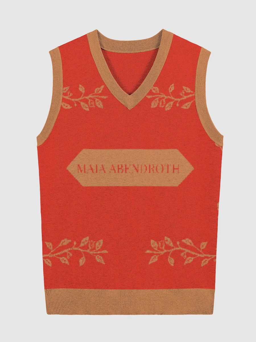 Red Holiday Vest product image (4)