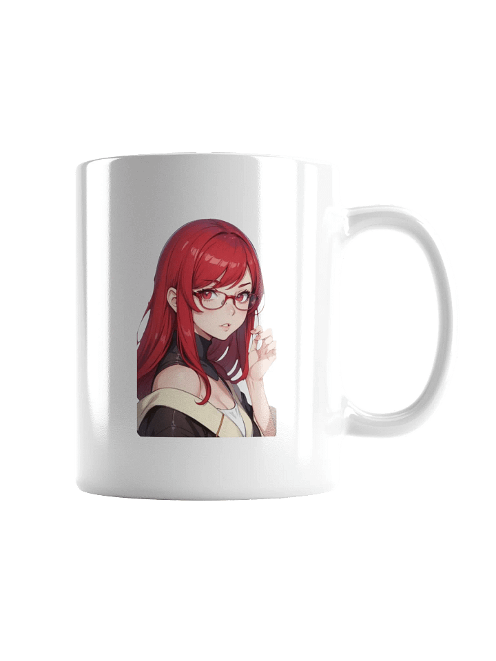 (RED WAIFU) K White Mug product image (1)