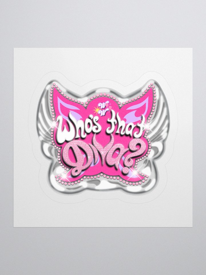 Who's That Diva? Sticker product image (1)