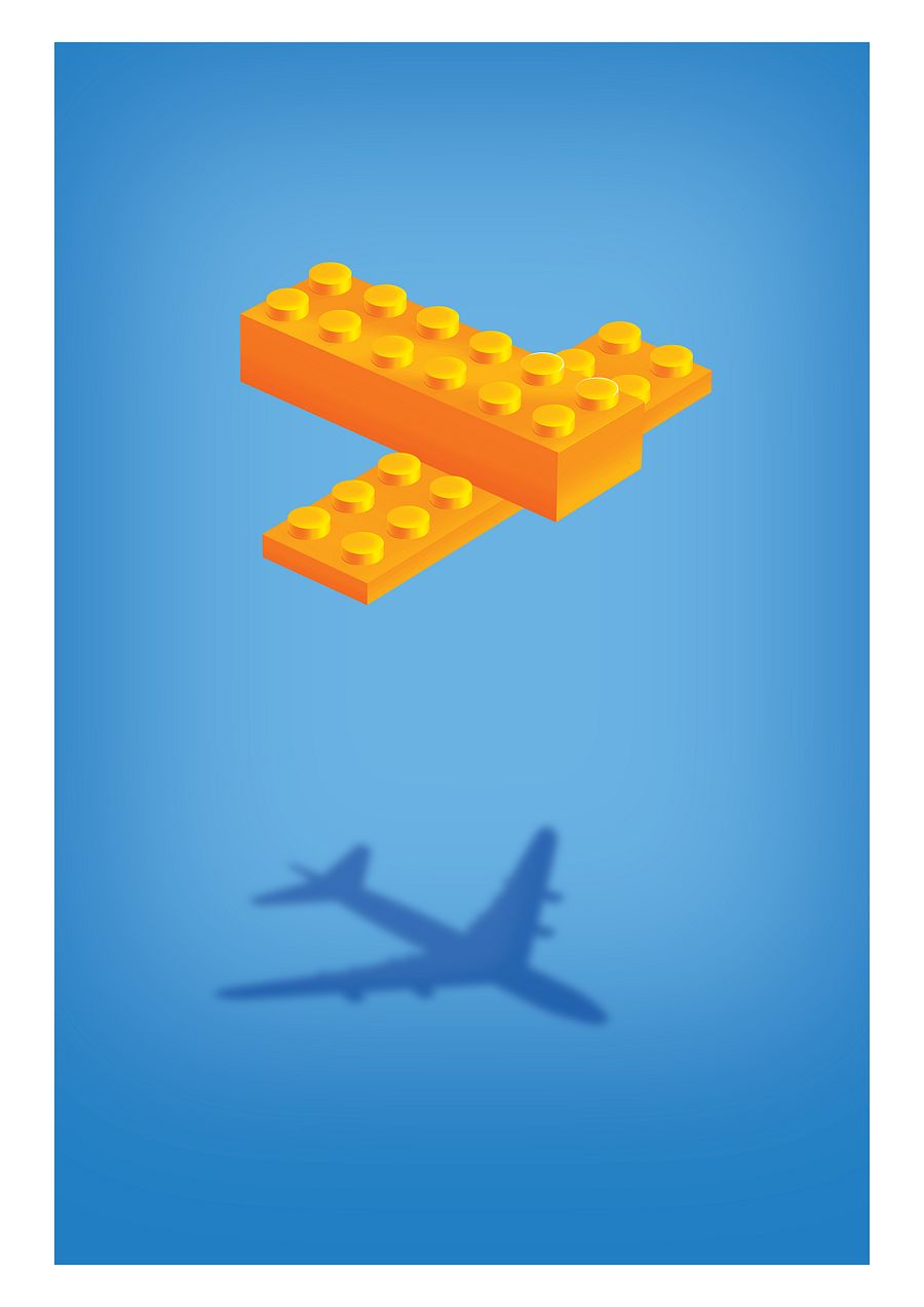 Plane (Orange) | Poster product image (6)