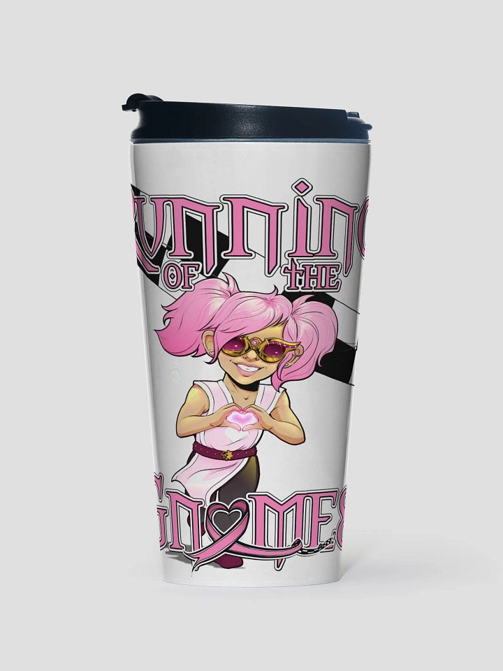 Running of the Gnomes Race Banner-- Cutout Edition -- by Mischi - Travel Mug product image (1)