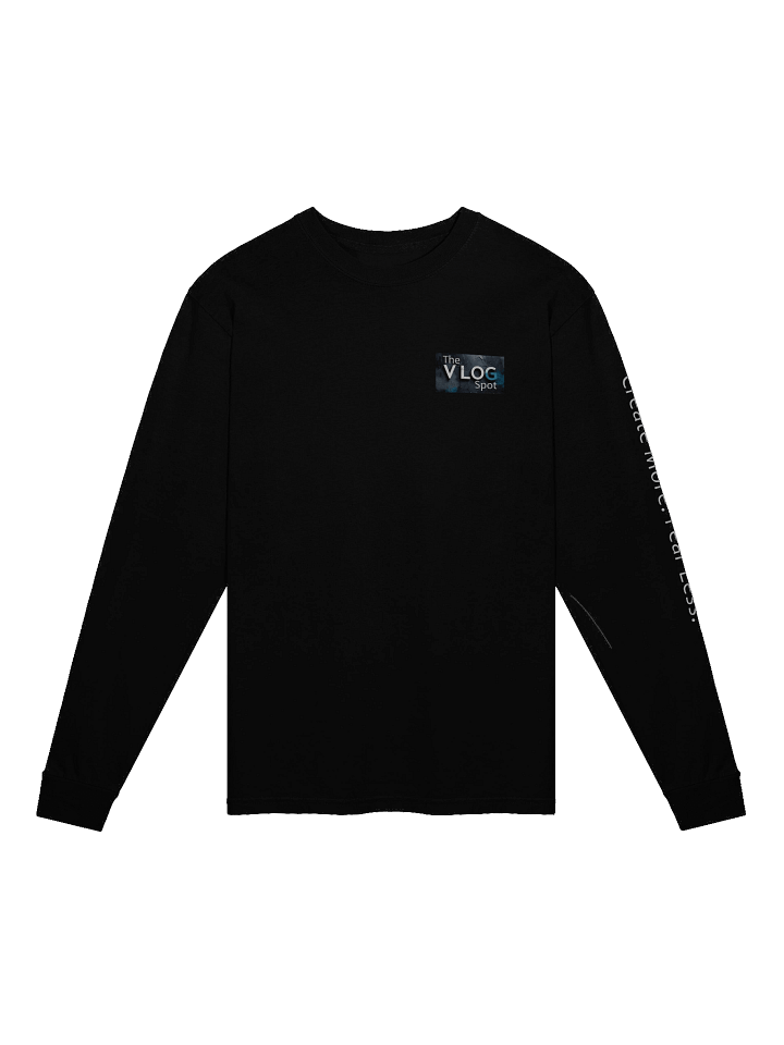 The VLOG Spot Long Sleeve T-Shirt – Create More. Fear Less. product image (1)