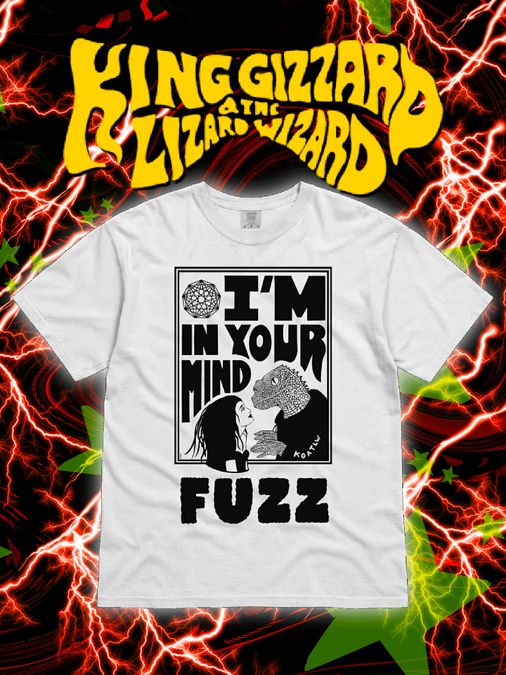 I'M IN YOUR MIND FUZZ T-SHIRT (WHITE) product image (1)