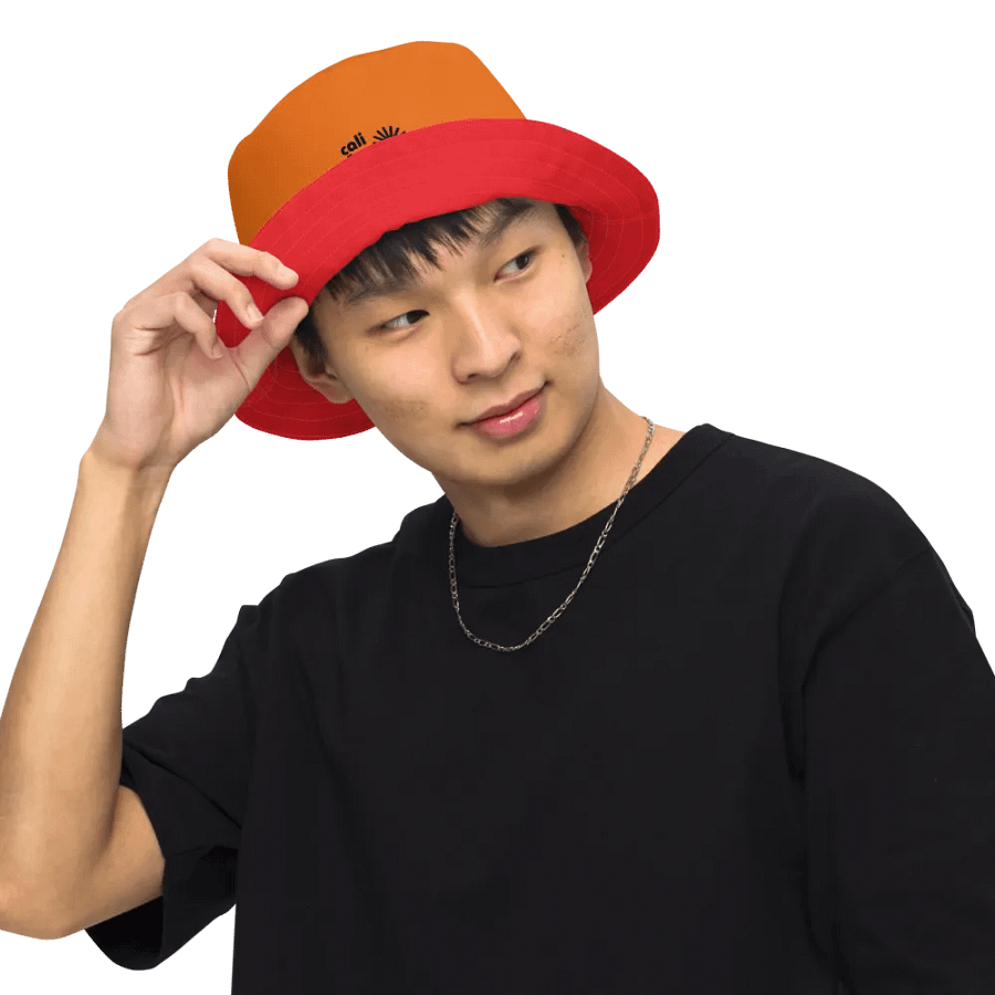 Sunny California Red/Orange Reversible Bucket Hat product image (9)