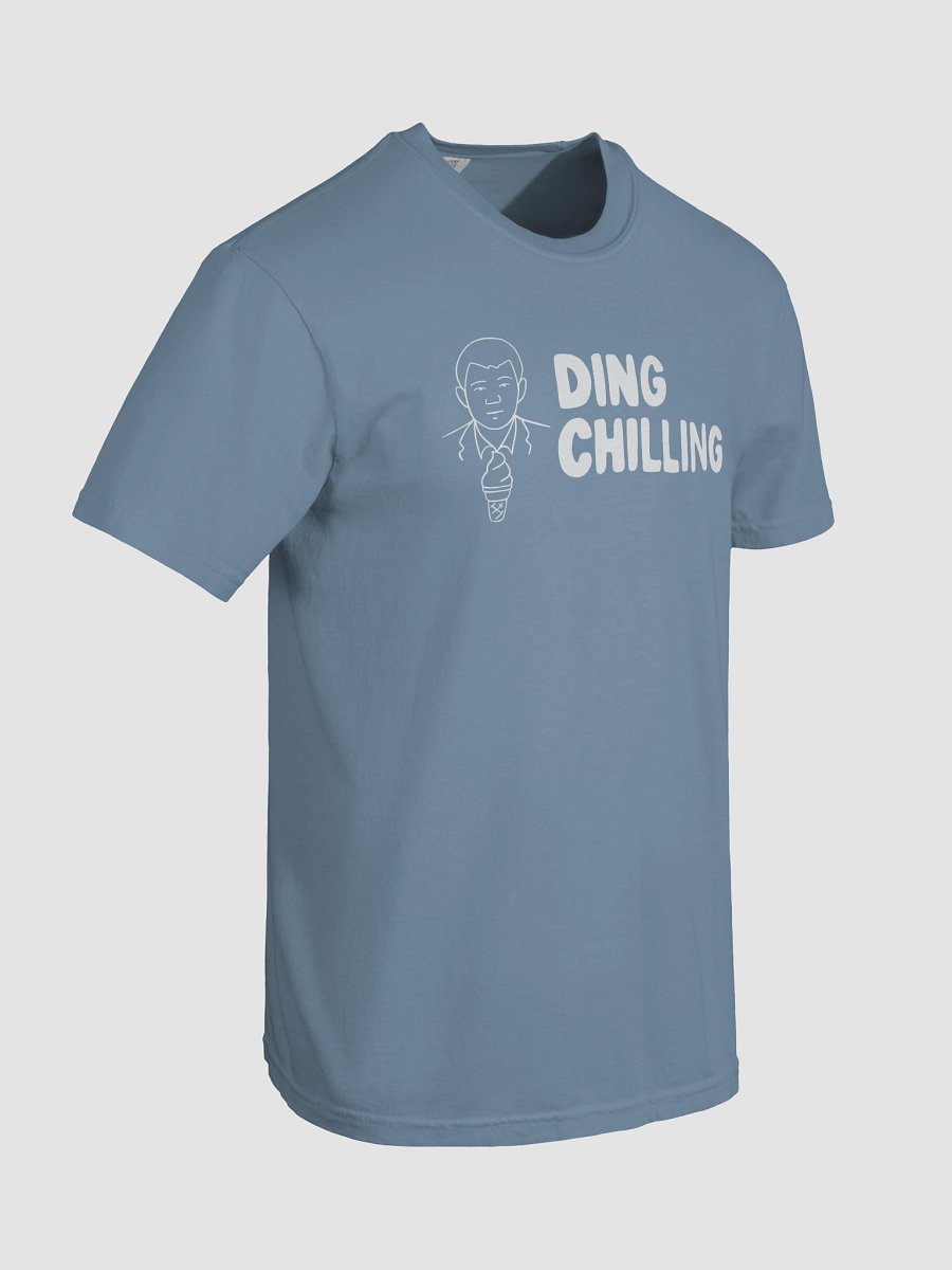 Ding Chilling [4a2] – Funny Chess Meme Design | White Line Art for Light Colors | T-Shirt product image (98)