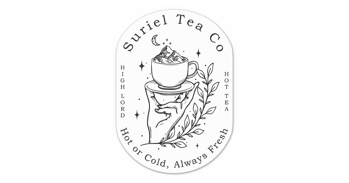 The Suriel Tea Co Suriel Tea Company Spill The Tea Velaris ACOTAR Symbol image