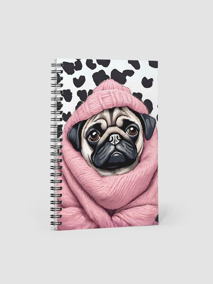 Dotted Pug Spiral Notebook product image (3)