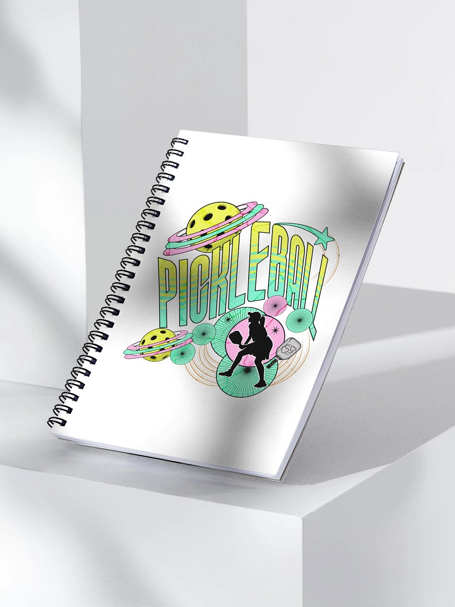 Pickleball Space Dreams Spiral Notebook product image (3)