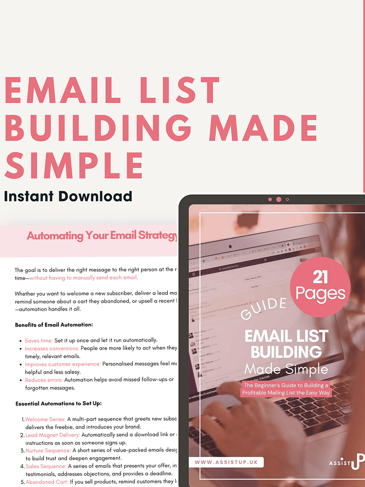 Email List Building made simple product image (2)