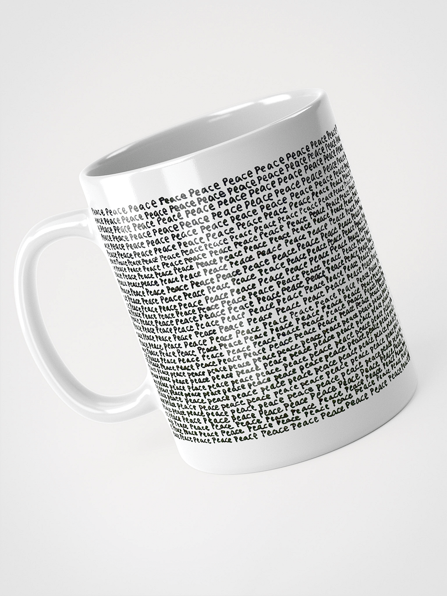 Peace 1 White Glossy Mug product image (3)
