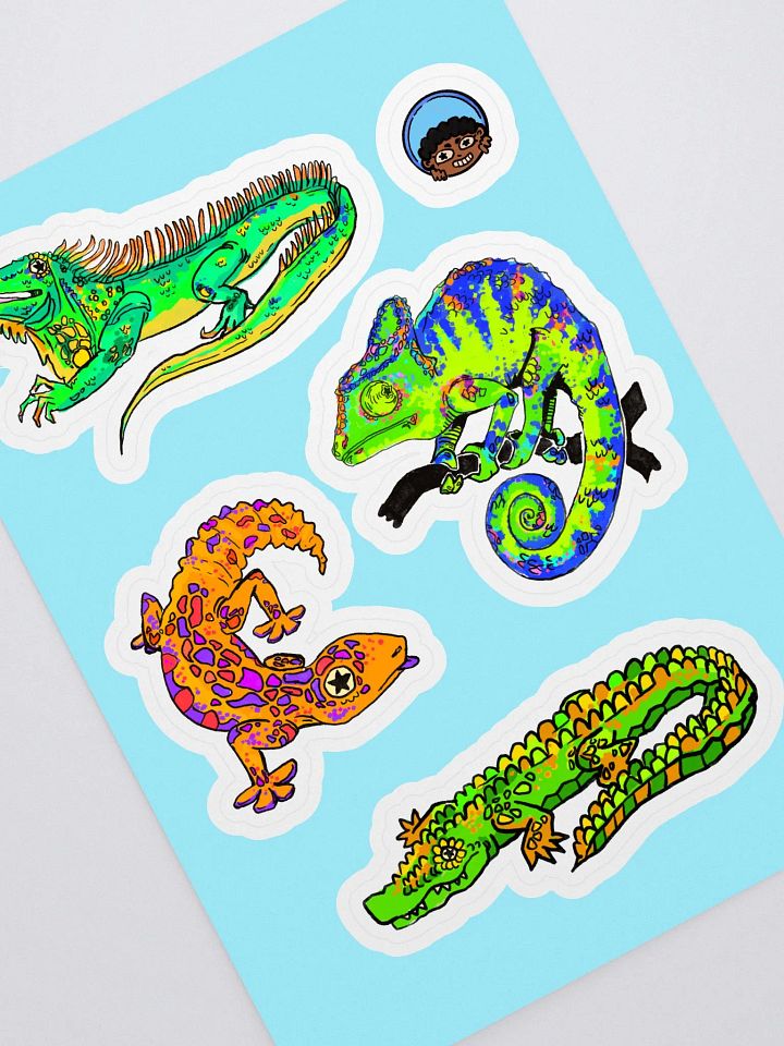 Reptiles! Sticker Sheet product image (1)