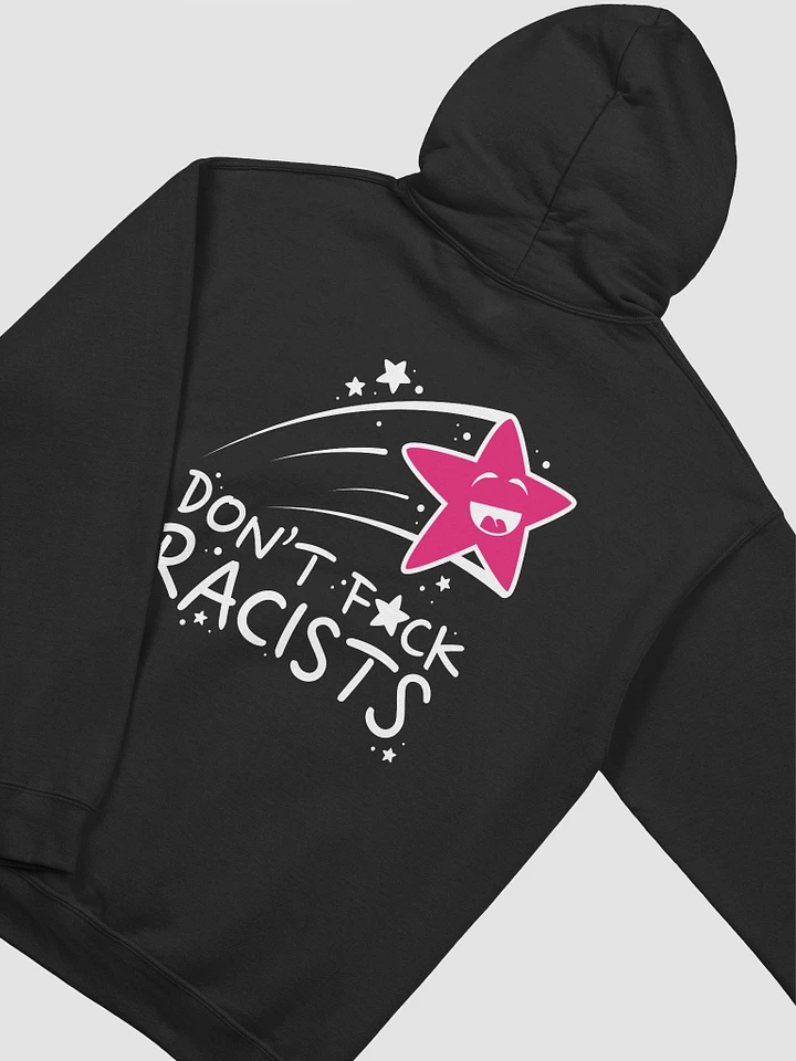 Don't F*CK Racists Hoodie - Pink product image (1)