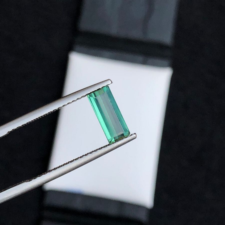 BLUISH GREEN COLOR TOURMALINE MOTHER'S DAY GIFT GEMSTONE FOR HER, 1.15 CRT product image (6)