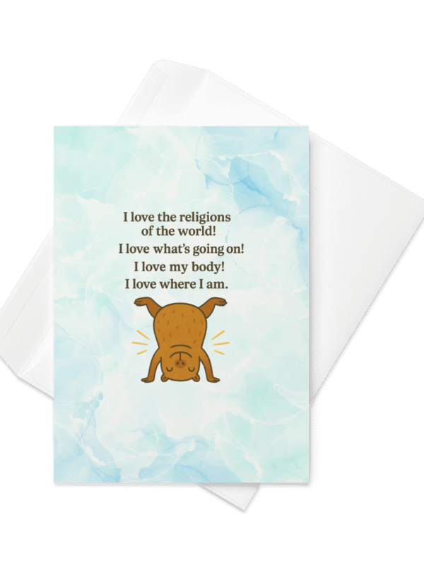 I Love The Religions Cappy - Card product image (2)