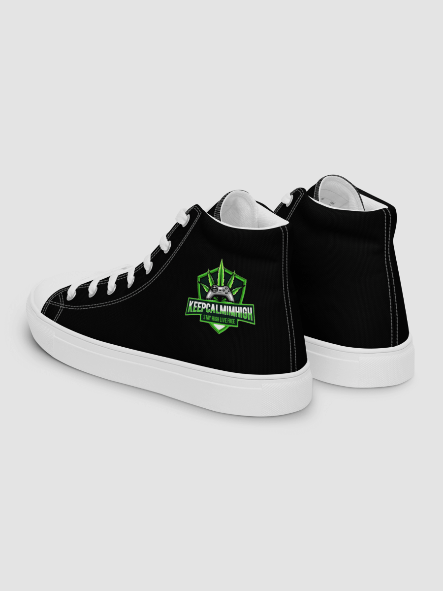 [keepcalmimhigh] Women High Top Canvas Shoes product image (5)