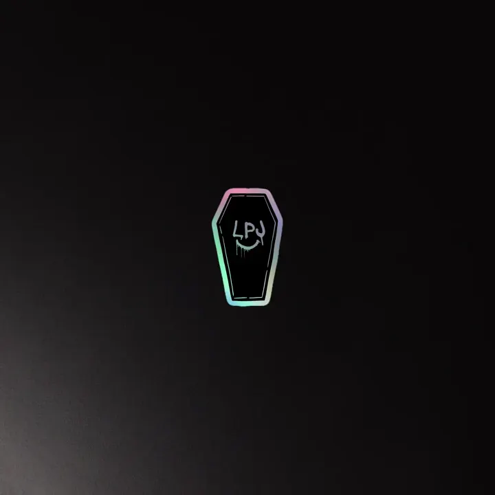 LPJ Holographic Coffin Sticker product image (4)
