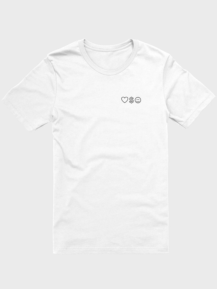 Anti Rich Rich Club T-Shirt (White & Gray) product image (1)