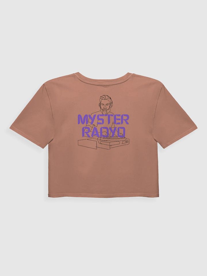 Myster Radyo Women’s Crop Top – "Cute, Cropped, and Kinda Cursed" product image (8)