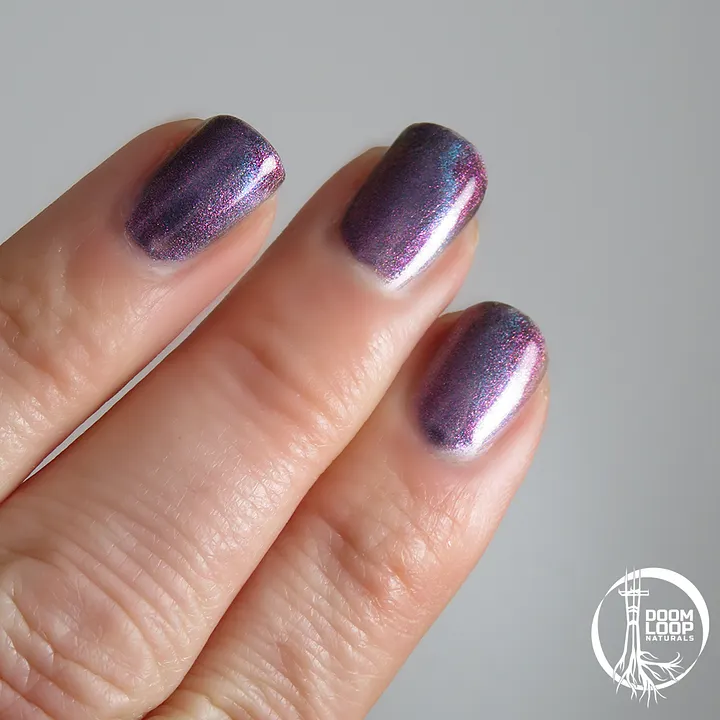 FAUST'S PRICE - Deep Purple and Blue Magnetic Nail Polish product image (2)