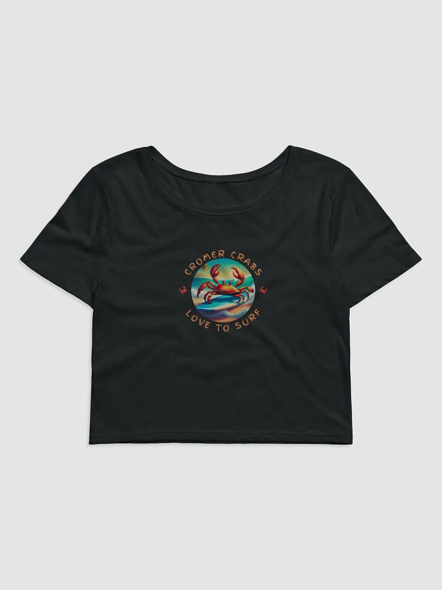 Cromer Crabs Love to Surf Crop T-Shirt product image (2)
