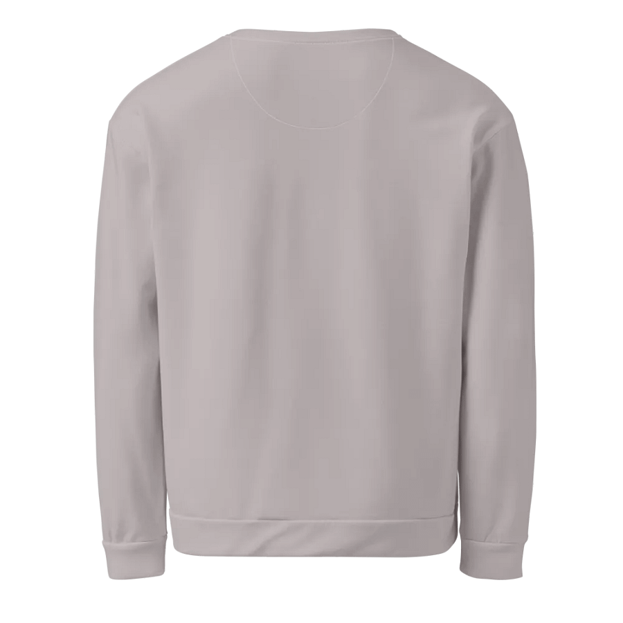 Plain Gray True Summer Unisex Recycled Polyester Heavyweight Premium Sweatshirt by Treasure Pie product image (2)