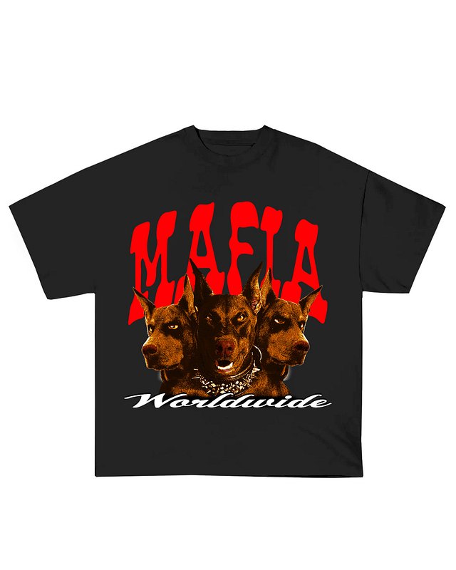 MAFIA DOGS TEE-BLACK product image (1)