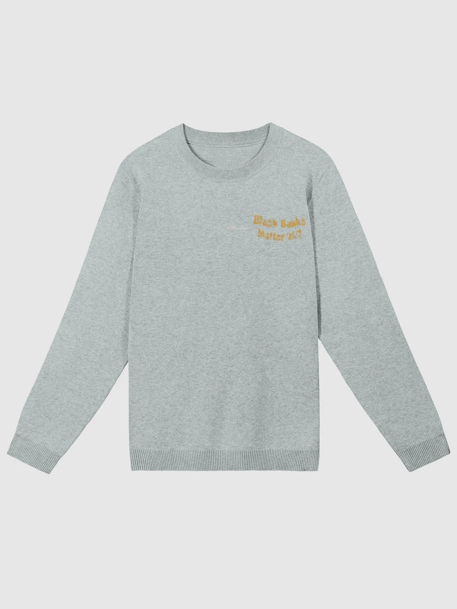 Customizable Classic Fit Jacquard Crewneck Sweater product image (1)