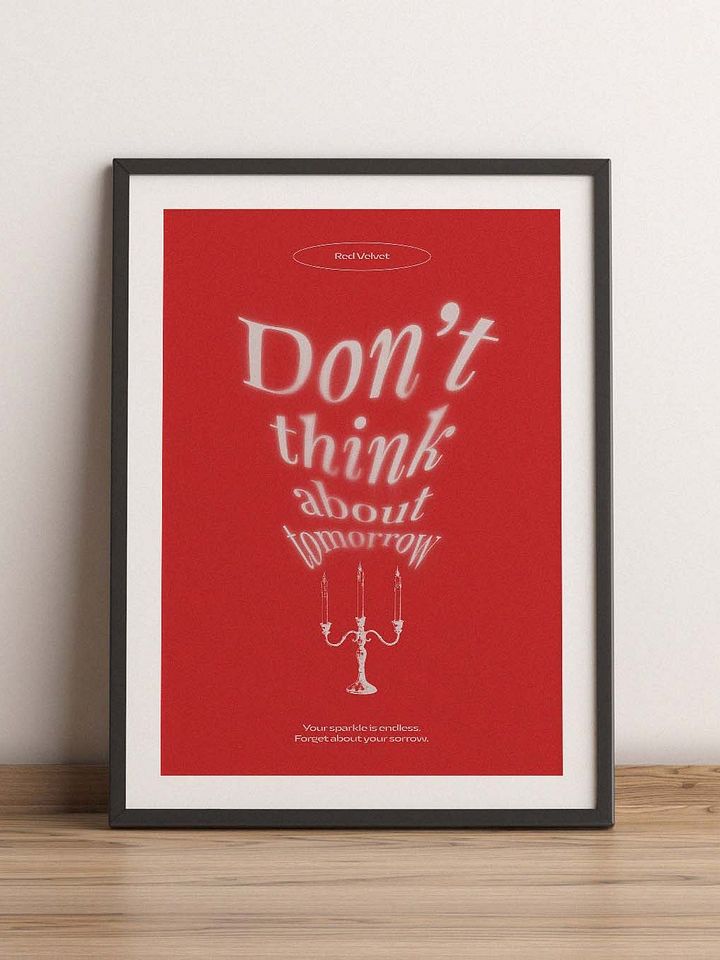 Chill Kill - Red Velvet KPOP Digital Printable Wall Art Poster (A1 SIZE) - Instant Download product image (1)