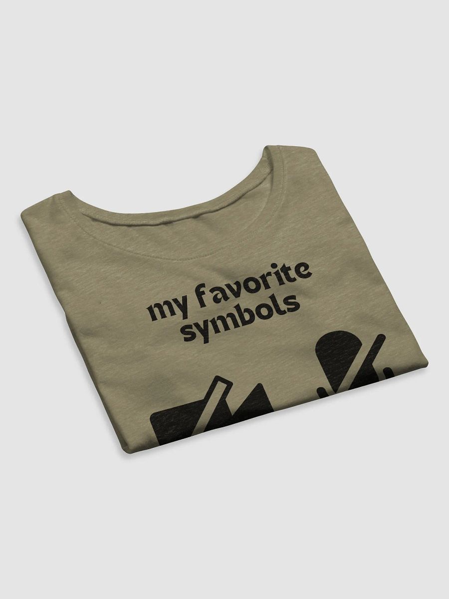 My Favorite Symbols Crop Tee product image (4)