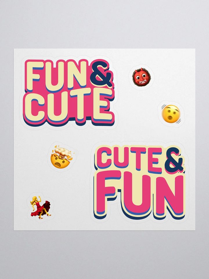 FUN & CUTE & CUTE & FUN - Sticker Pack! product image (1)