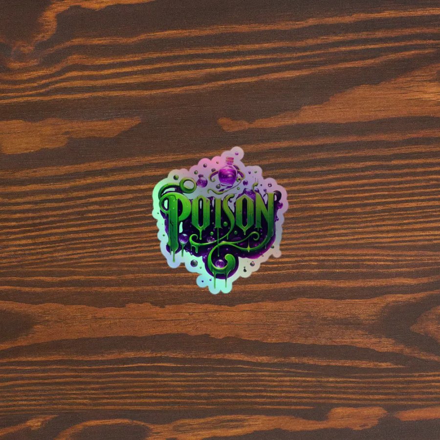 Poison Holographic Sticker Set product image (5)