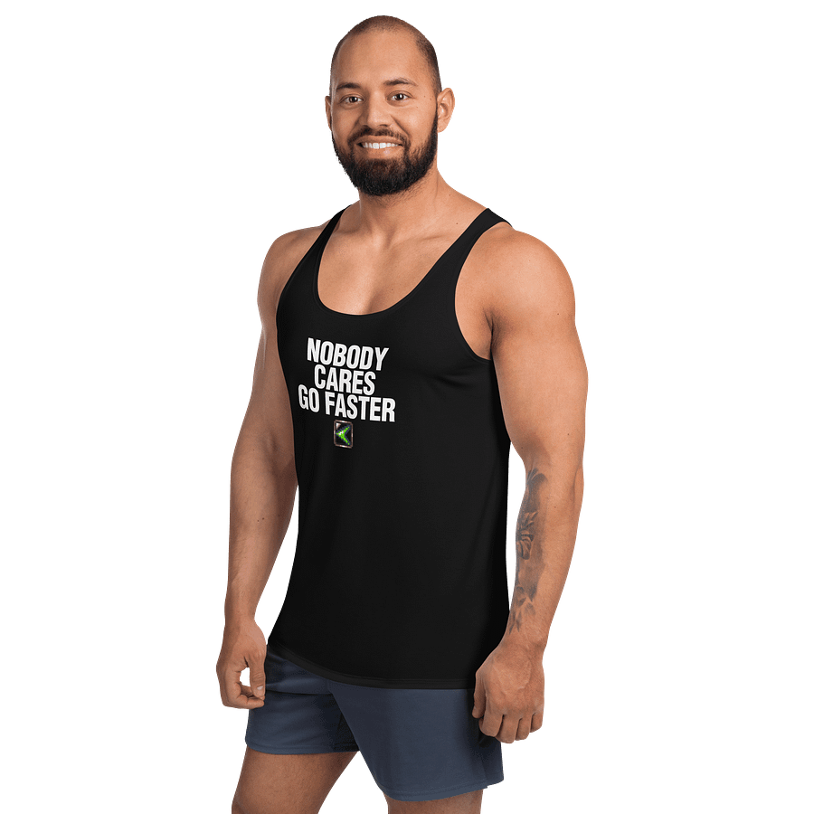 Nobody Cares Go Faster Polyester Tanktop product image (2)