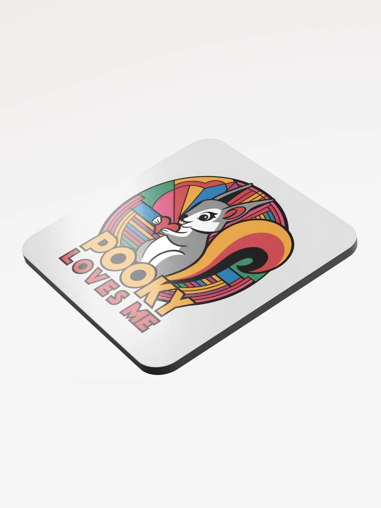 Coaster or micro art piece: Pooky loves me product image (3)