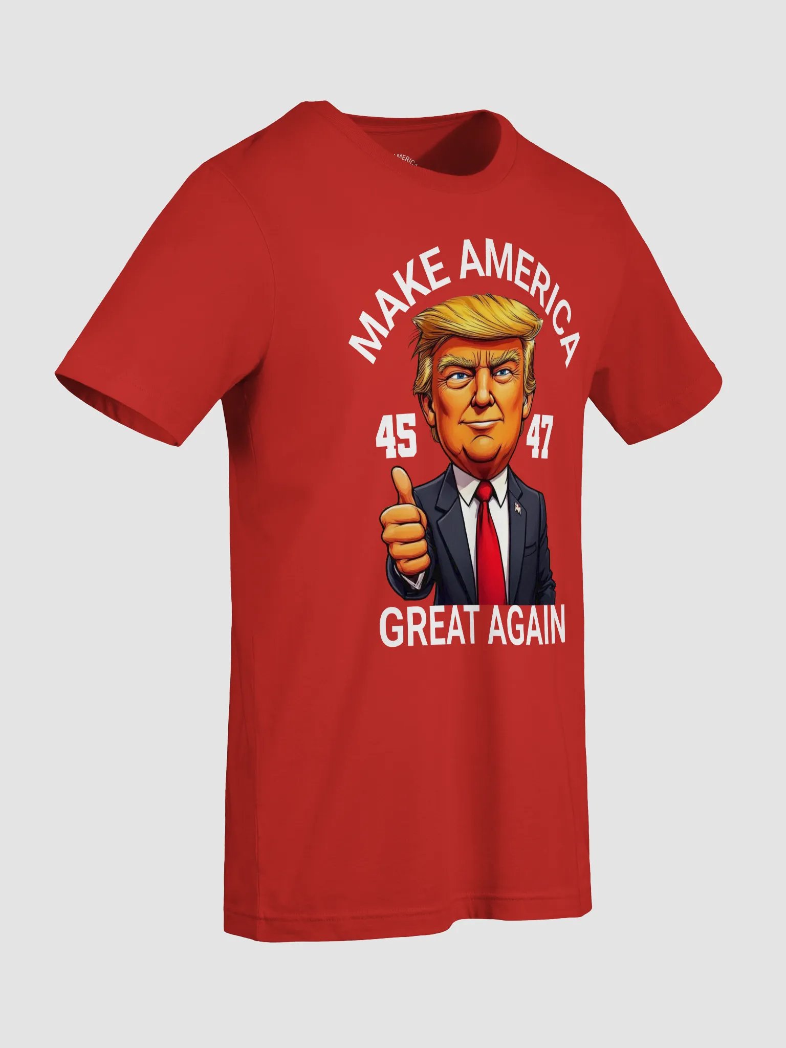Thumbs-Up Trump Caricature MAGA Tee product image (9)