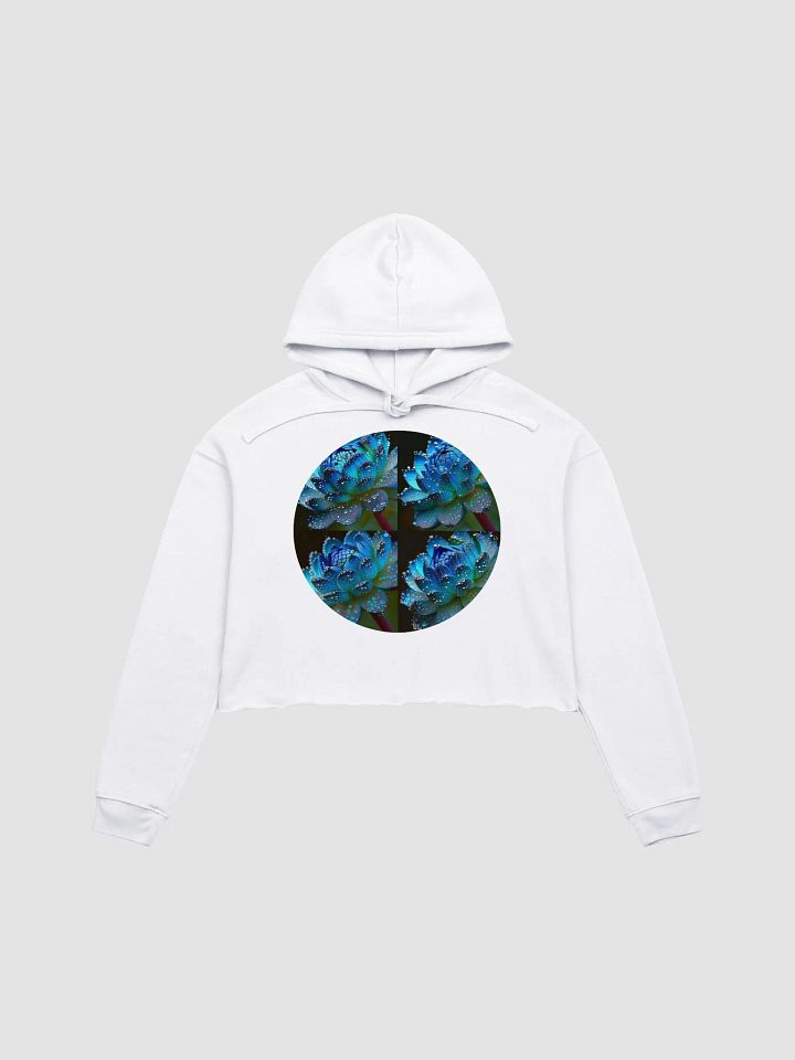 Kawaiikitten Essential Dewdrop Fleece Crop Hoodie product image (1)